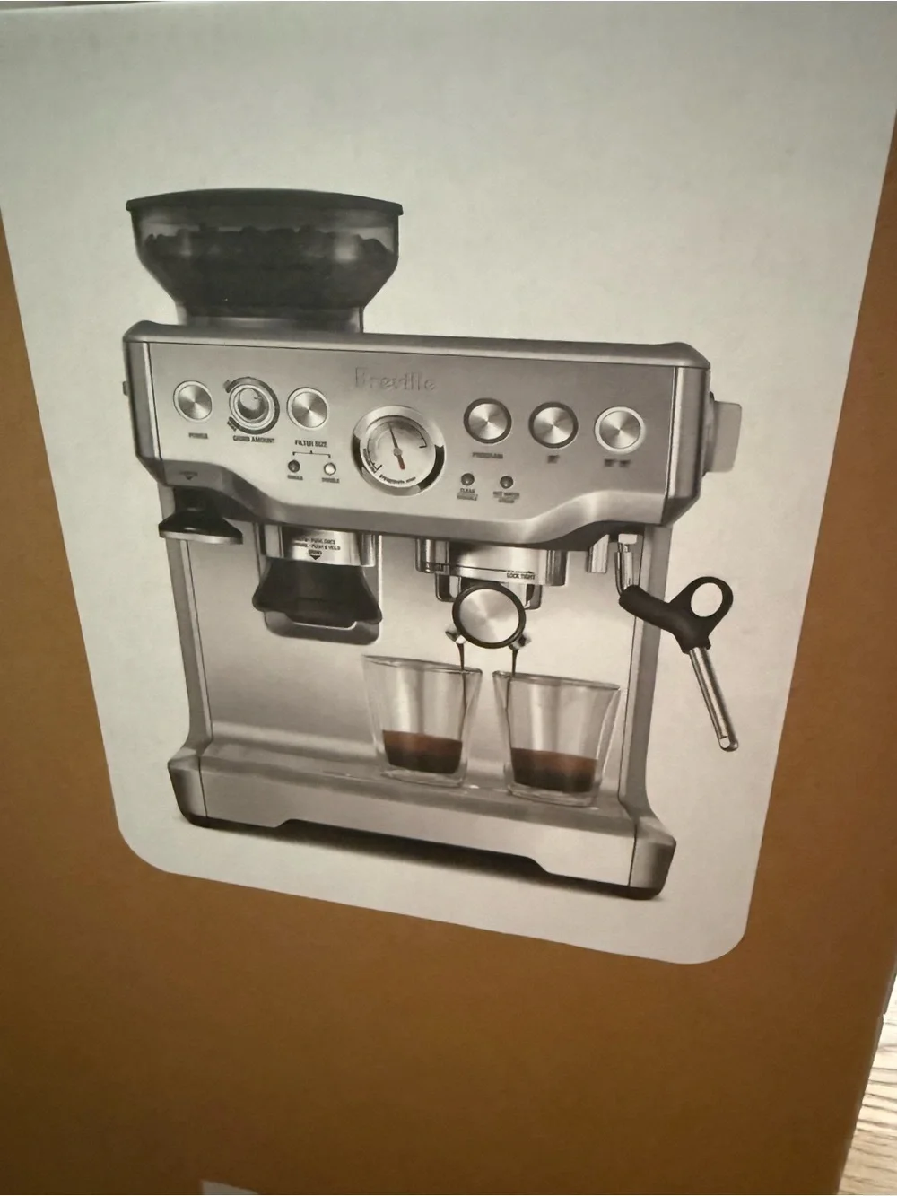 Breville The Barista Express BES870 Espresso Machine - Stainless